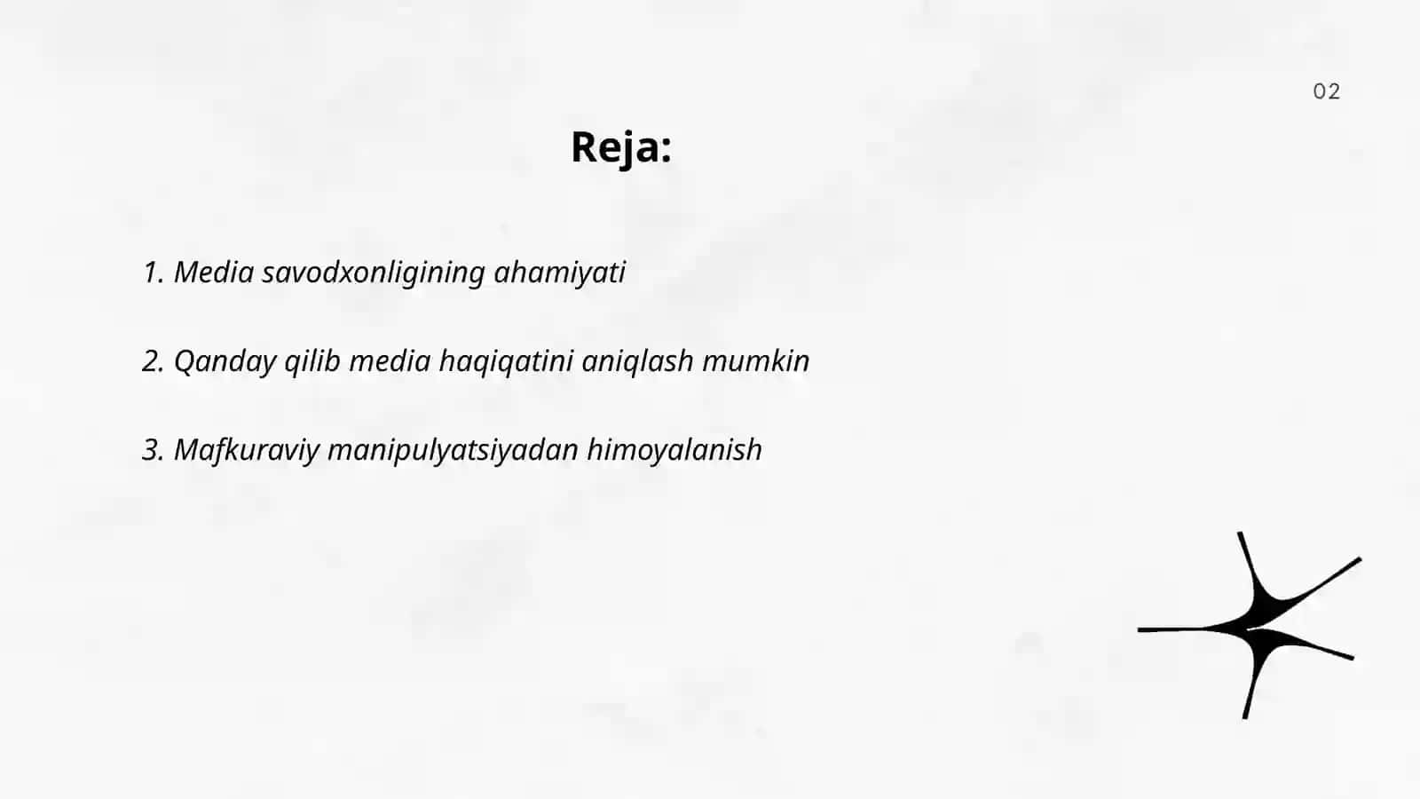Media savodxonligining ahamiyati 2
