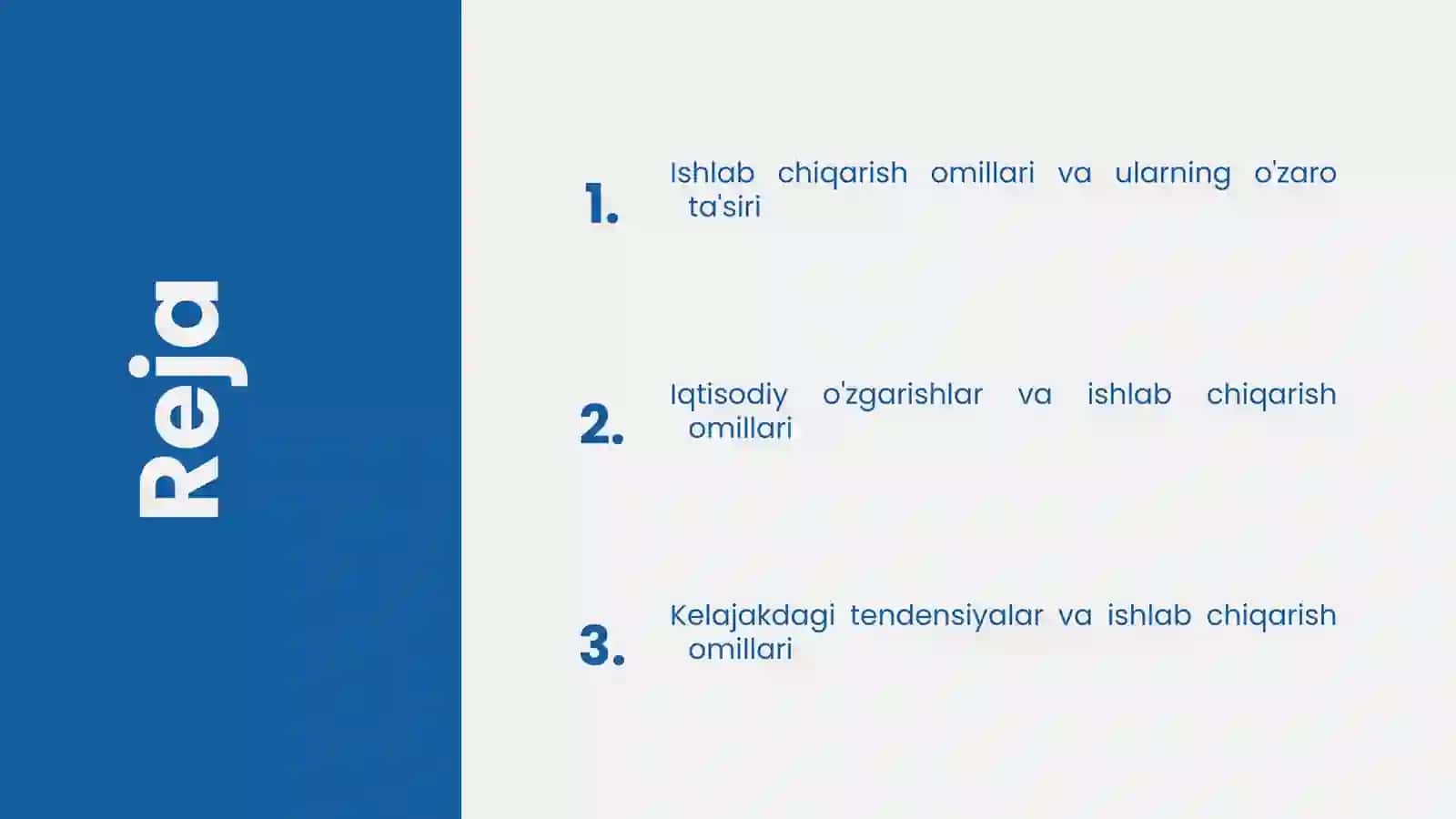 Ishlab chiqarish omillari 2