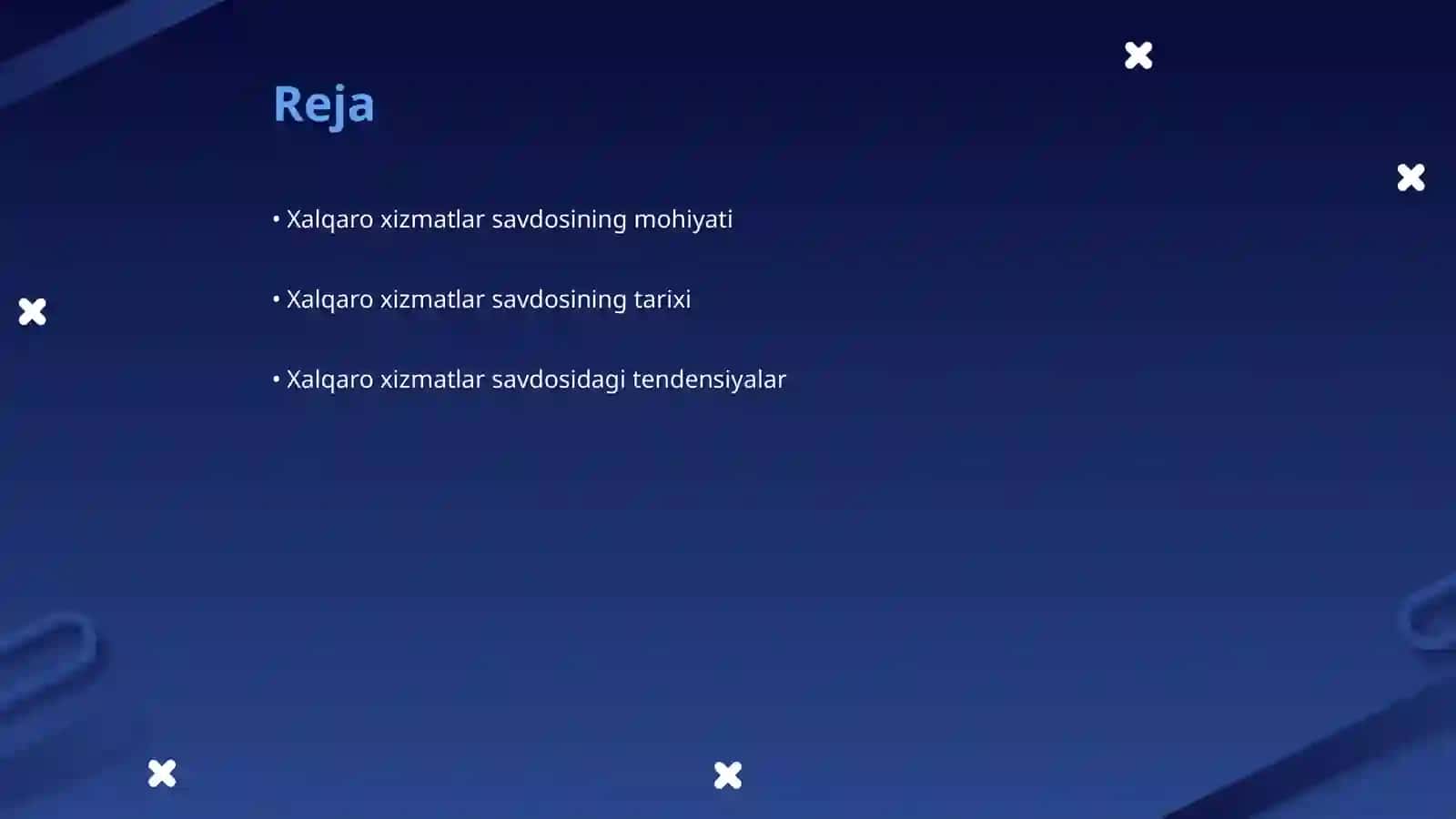 Xalqaro Xizmatlar Savdosi 2