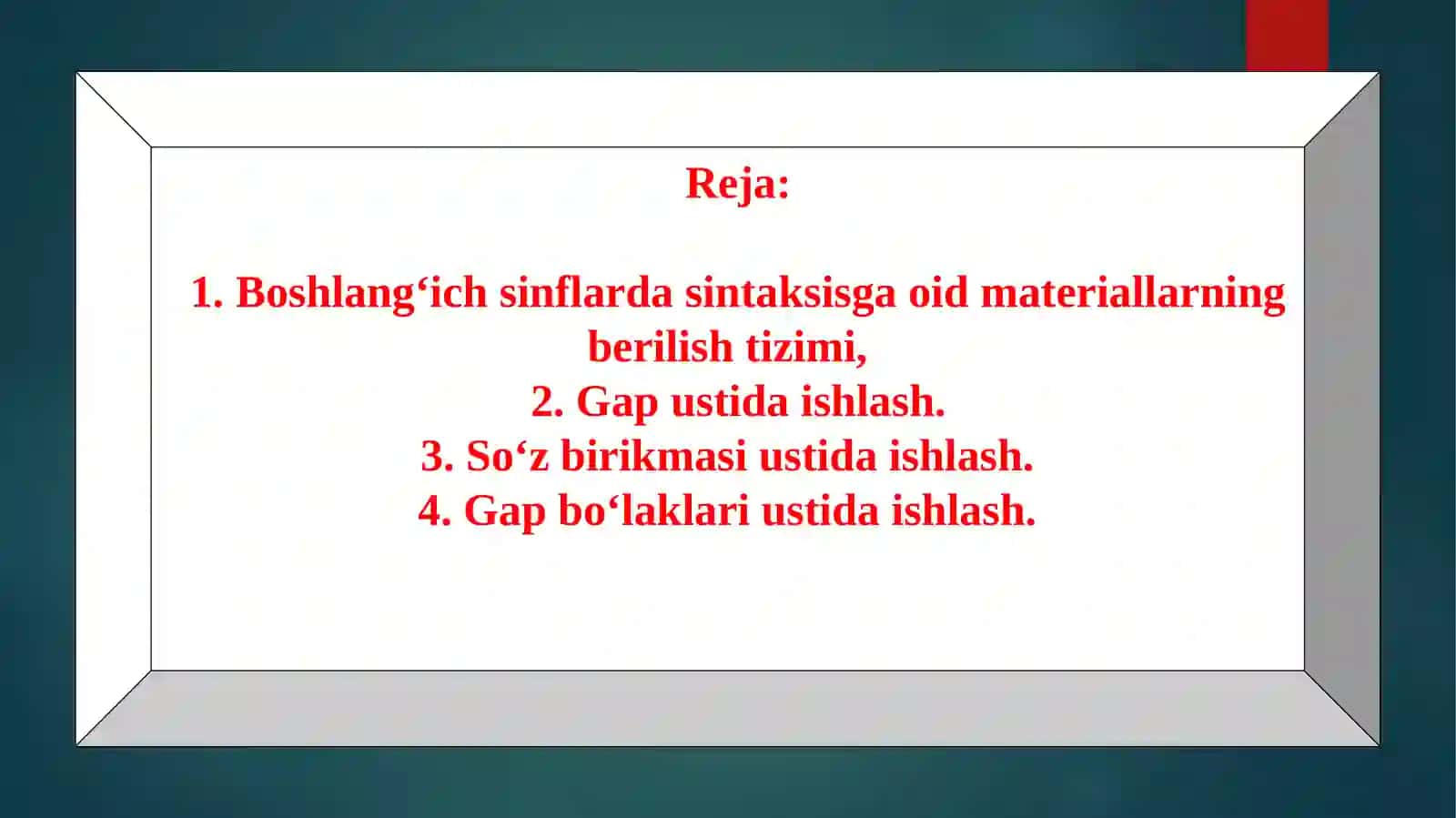 So’z birikmalari va gap ustida ishlash metodikasi 2