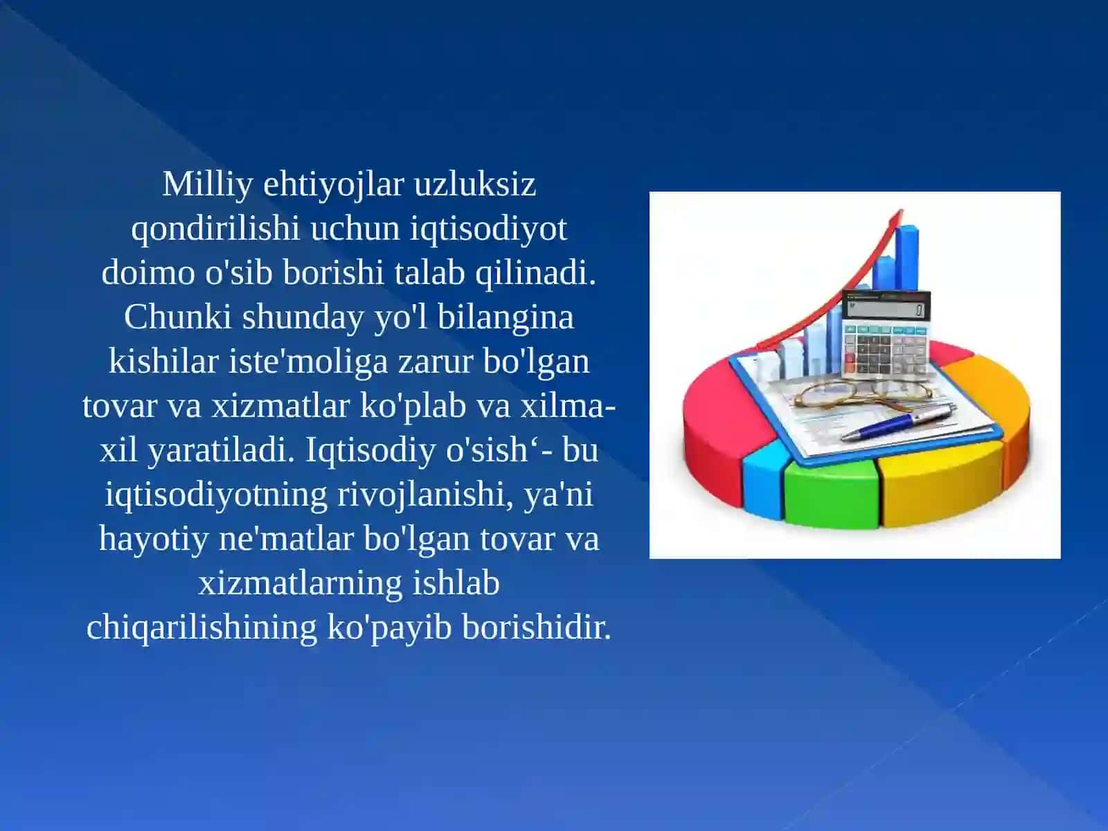IQTISODIY O‘SISH SIYOSATI 2