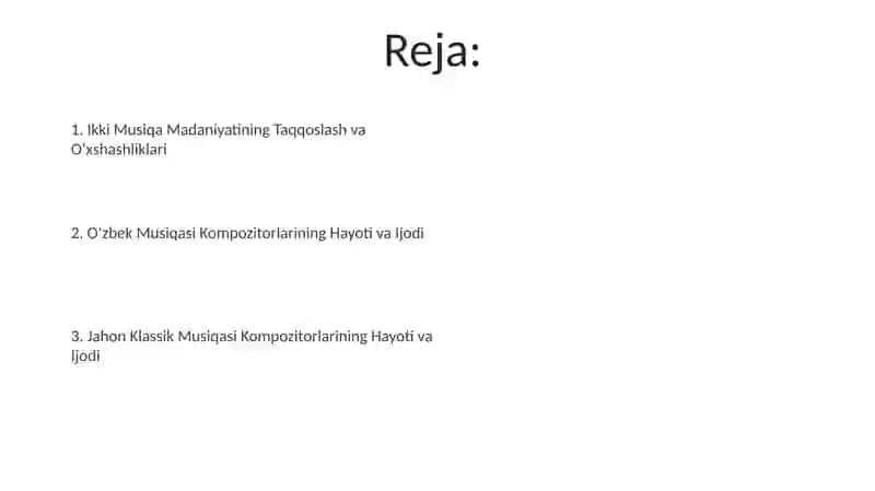 Ikki Musiqa Madaniyatining Taqqoslash va Oʻxshashliklari 2