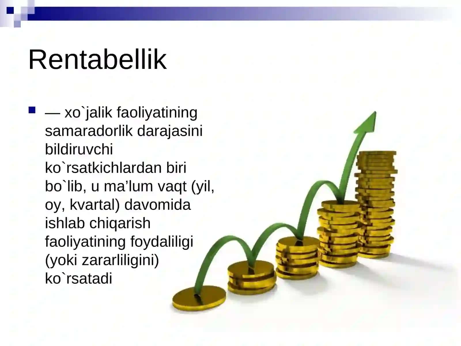 Foyda rentabelligi statistikasi 2