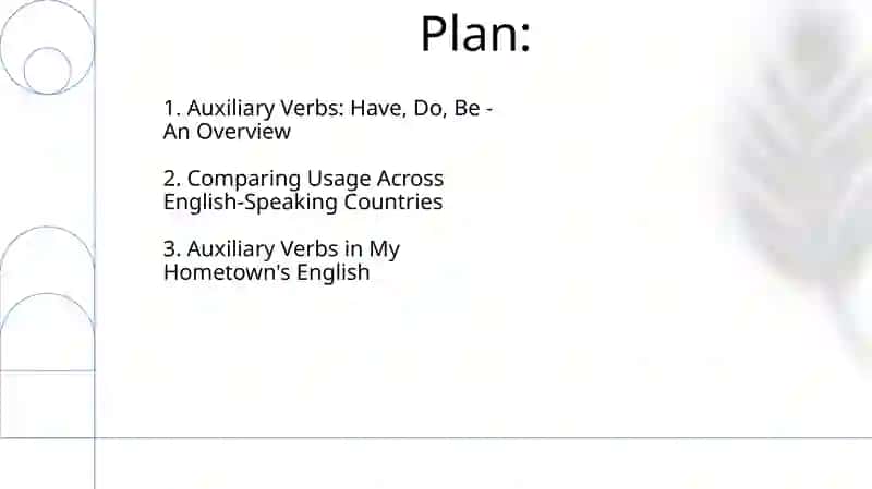 Auxiliary Verbs: Have, Do, Be 2
