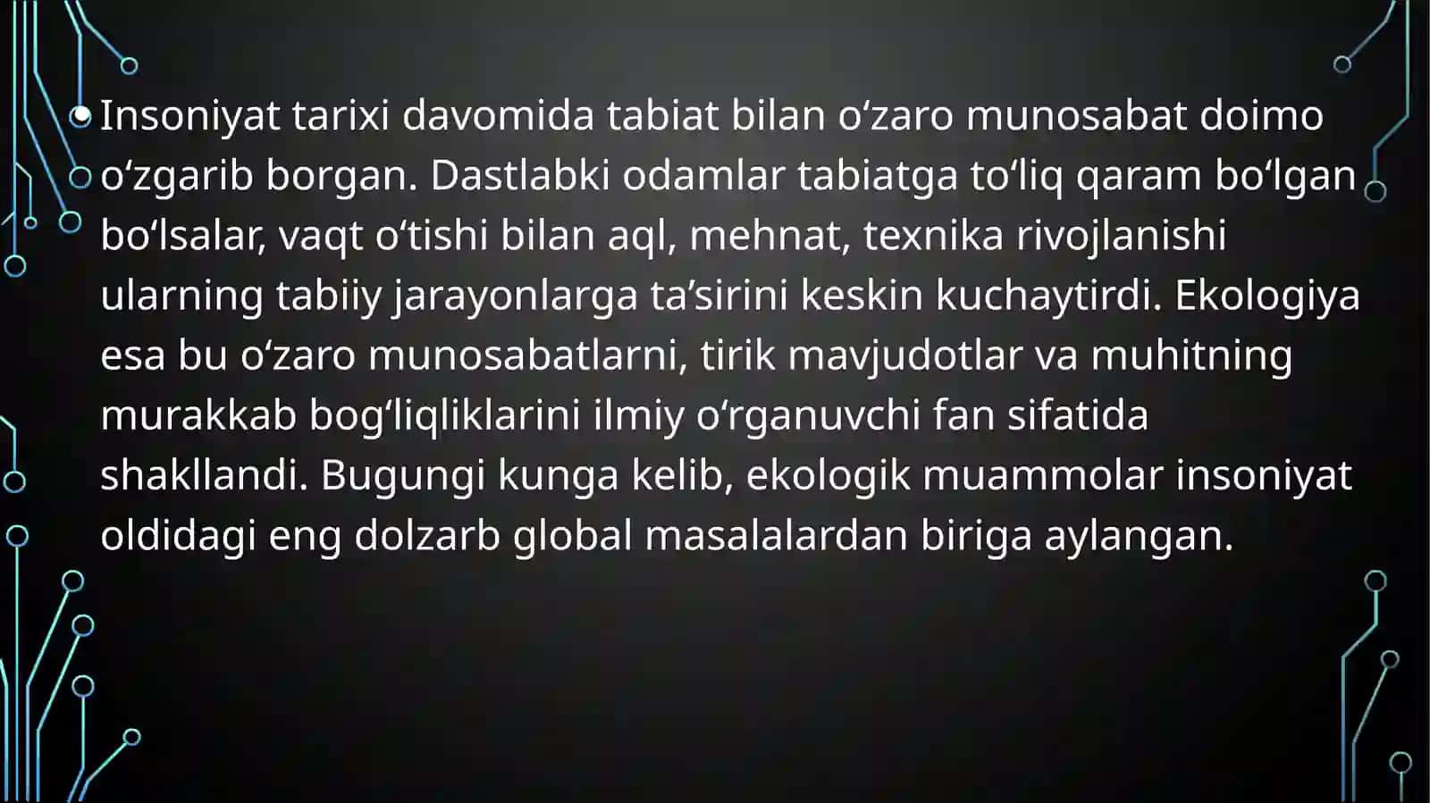 Inson va ekologiya 2