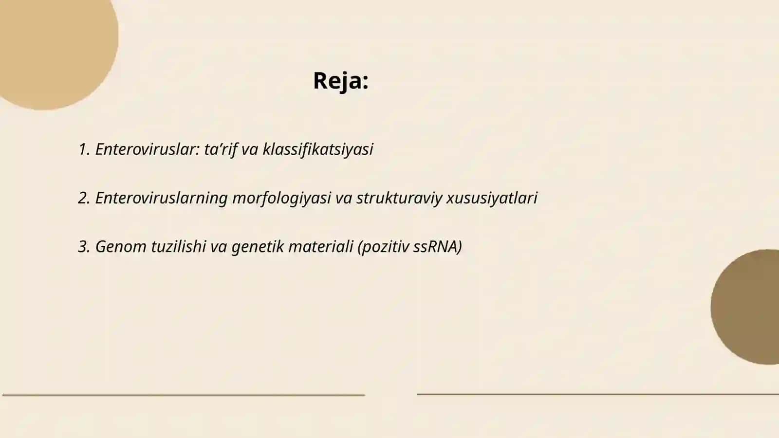 Enteroviruslar va ularning xususiyatlari 2