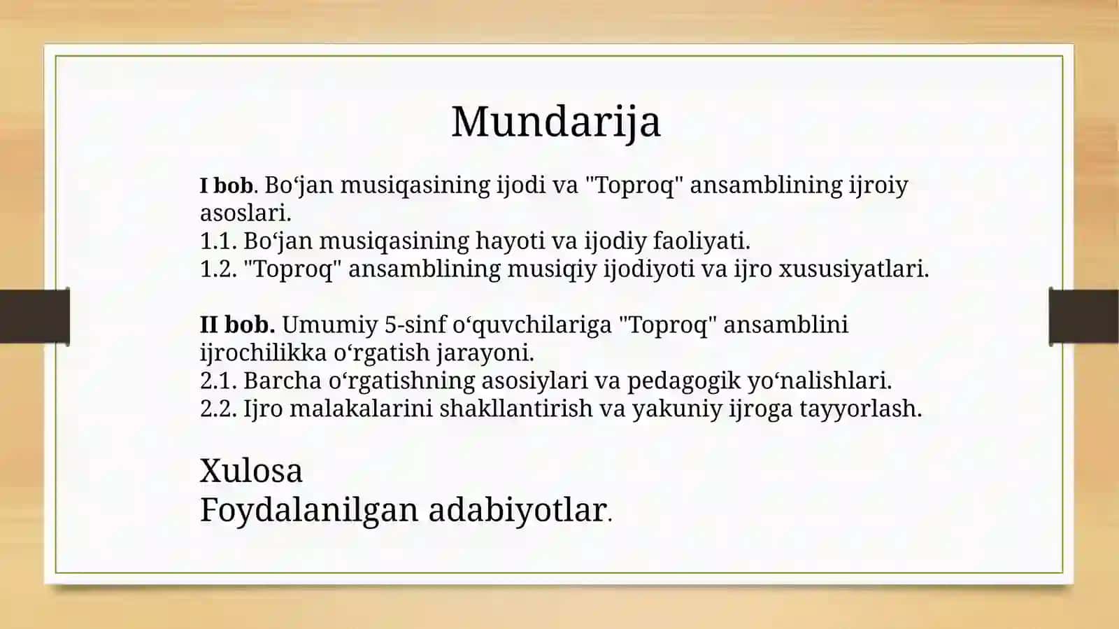 "To‘fon" asarini g‘ijjak cholg‘usida o‘rgatish metodikasi 2