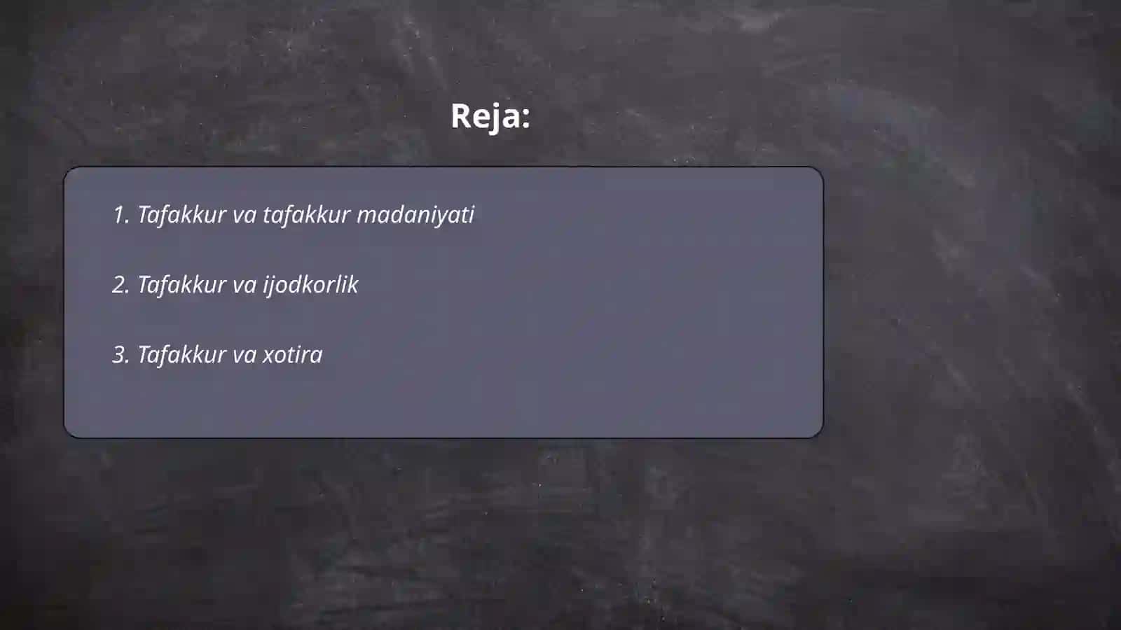 Tafakkur 2