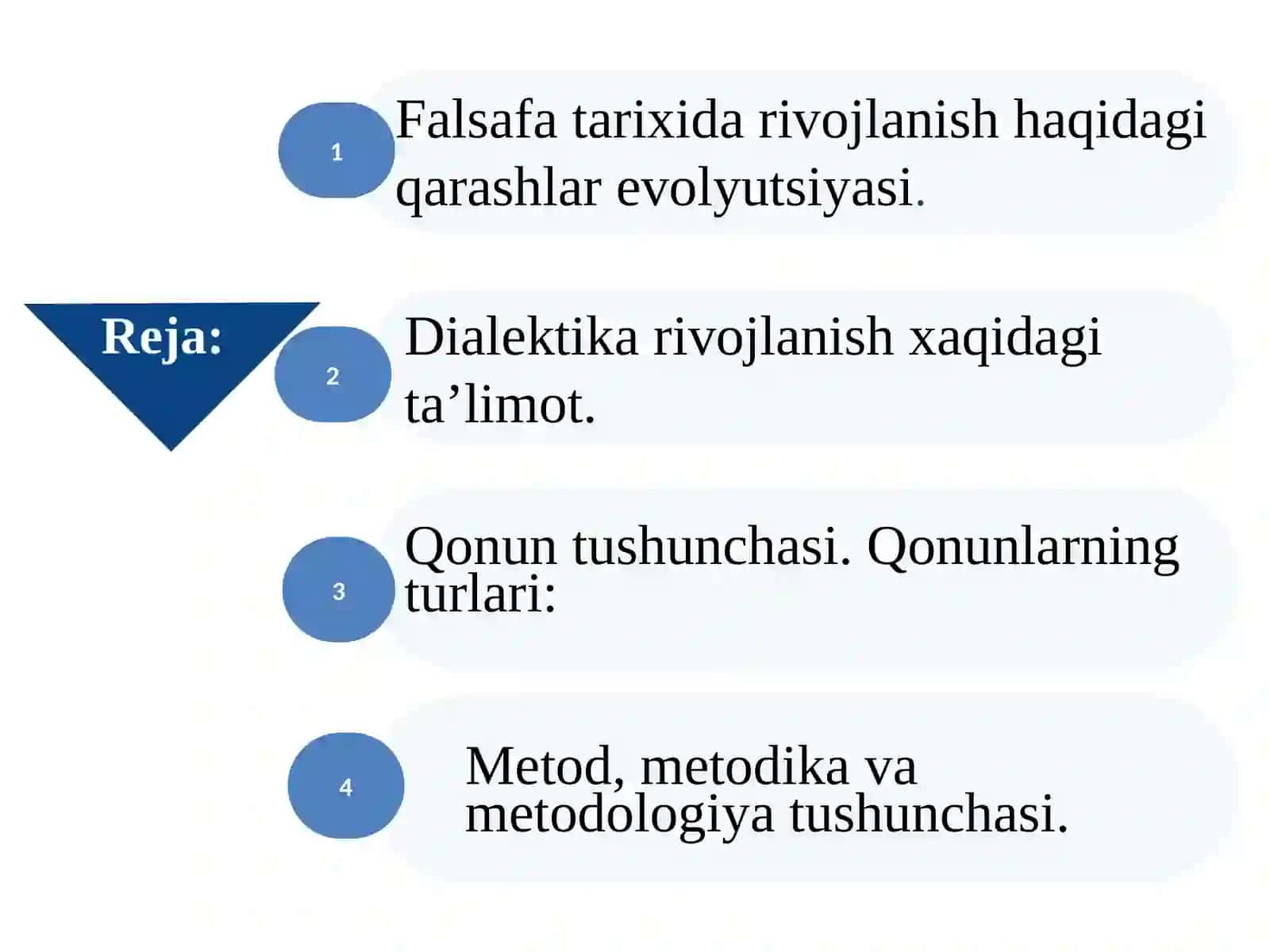 RIVOJLANISH FALSAFASI(Dialektika) 2