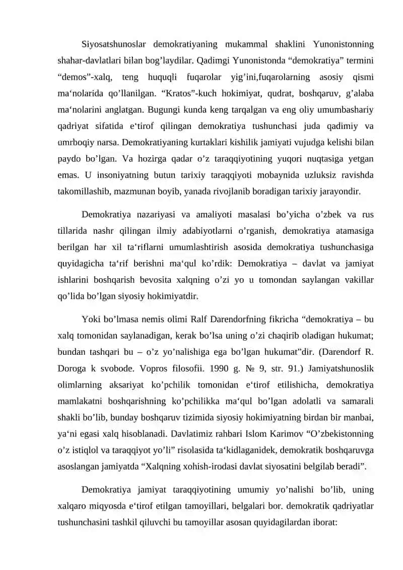 Demokratiya nazariyasi va amaliyoti 2