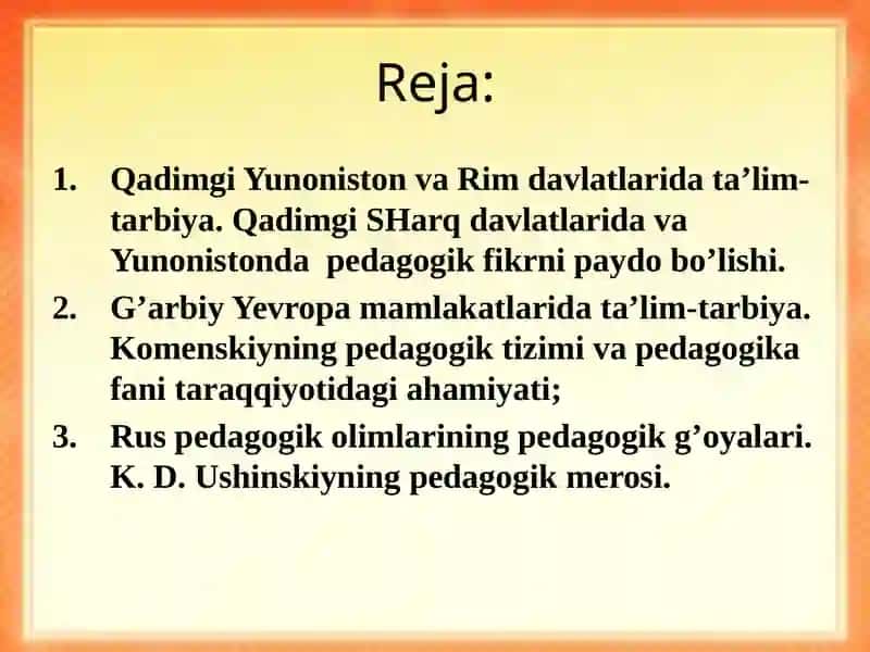 YA.A.KOMENSKIYNING PEDAGOGIK G‘OYALARI 2