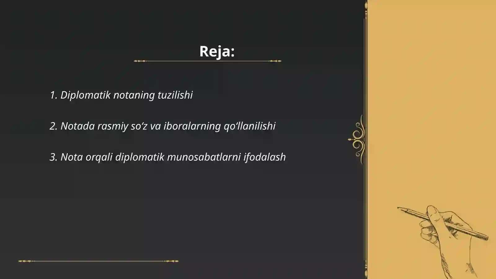 Diplomatik hujjatlar 2
