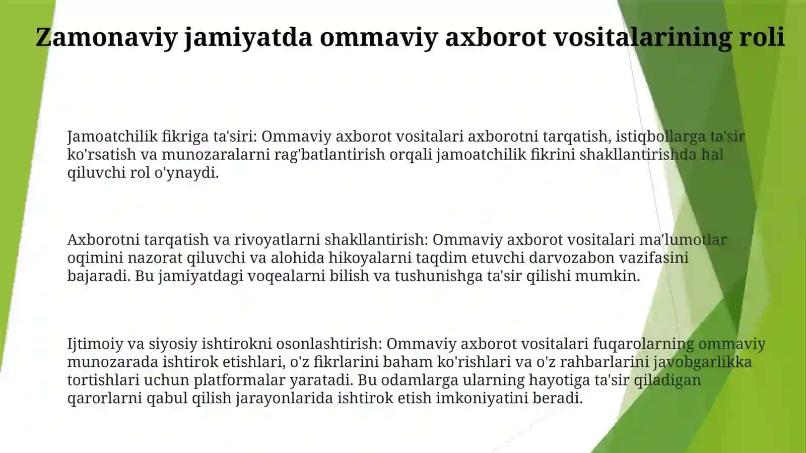 Bugungi Kunda Mediata’Limning Dolzarbligi 2