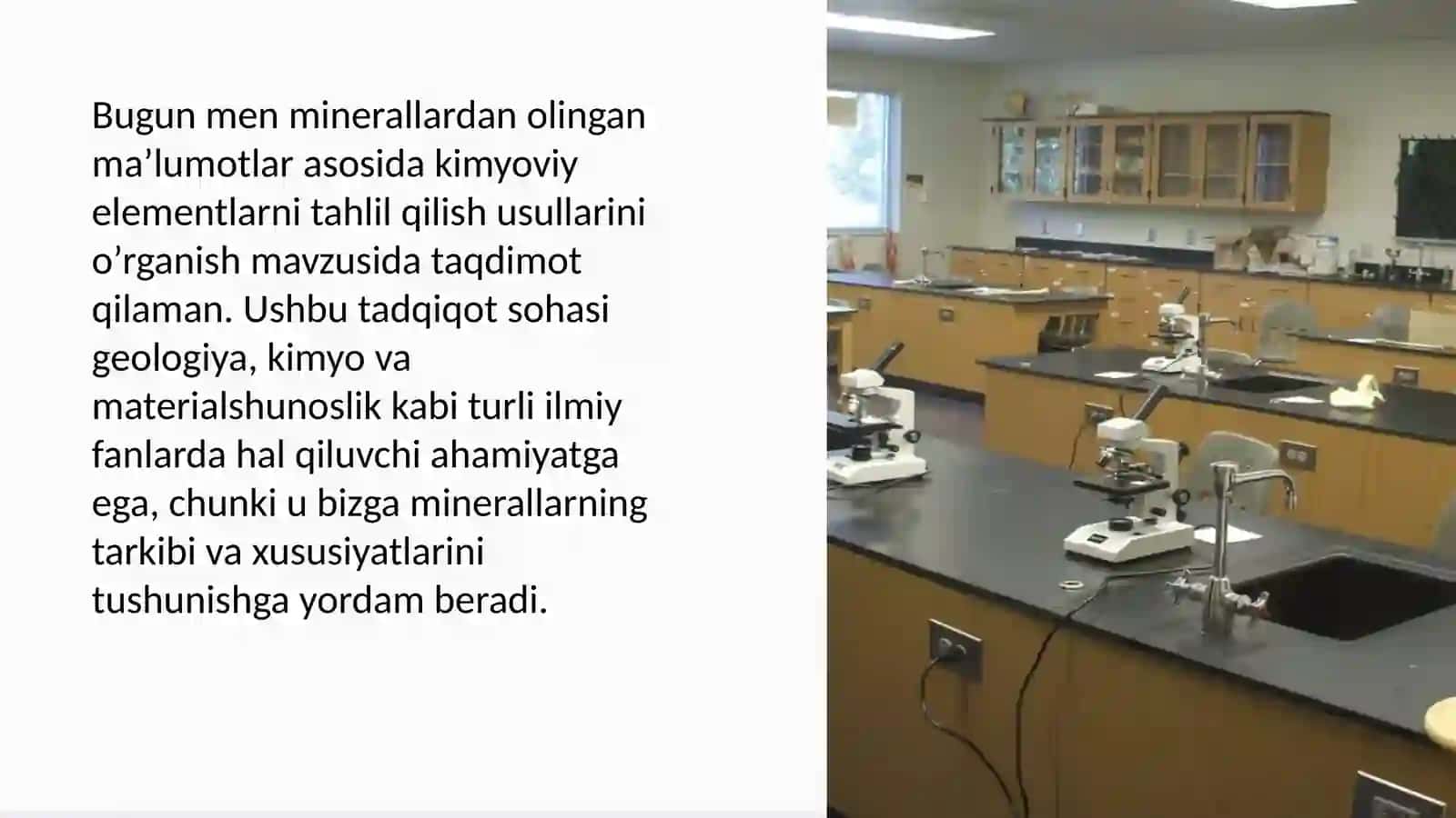 Kimyoviy elementlarni tahlil qilish usullarini o‘rganish 2