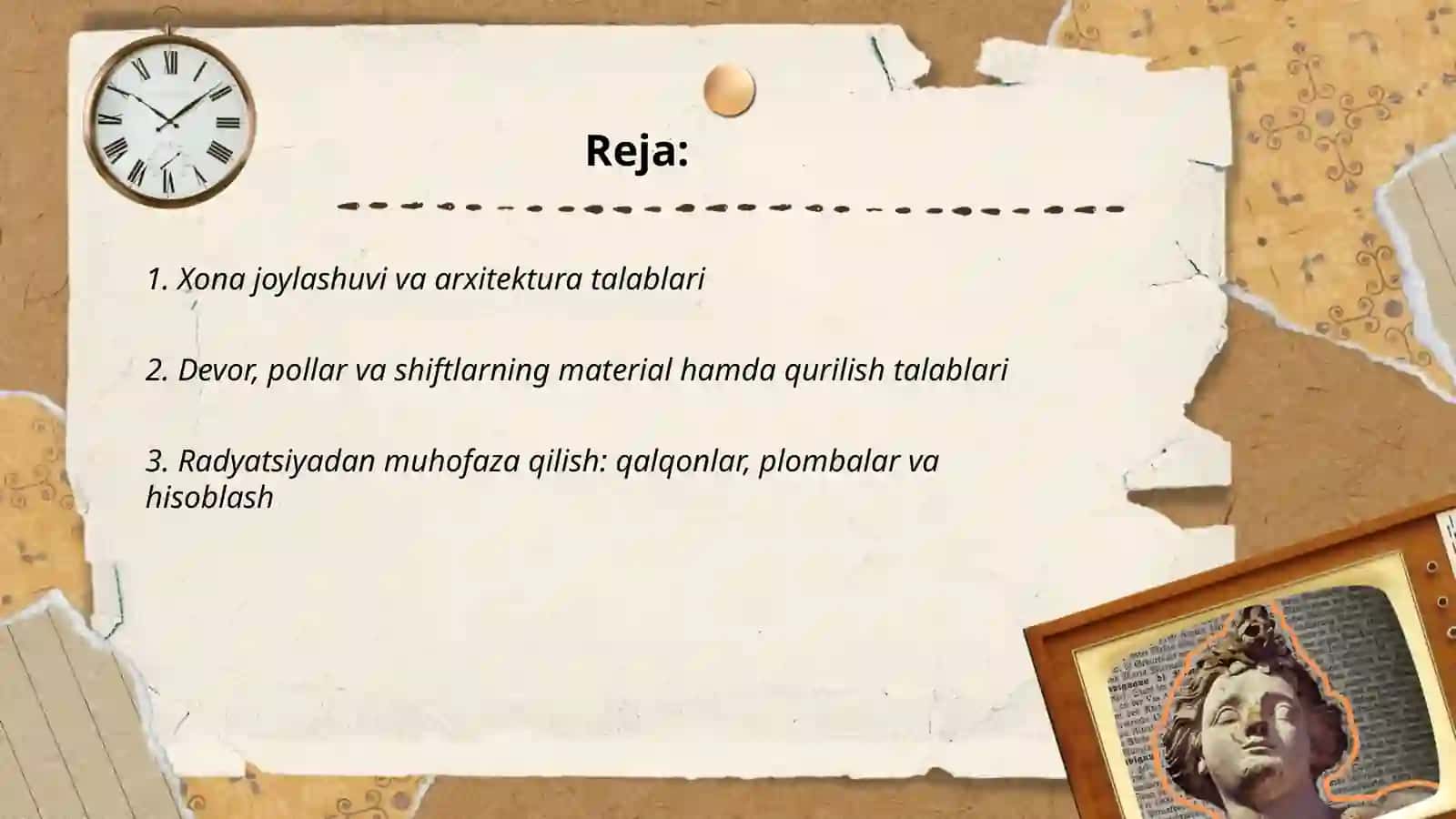 Rentgen xonasiga qòyiladigan talablar 2