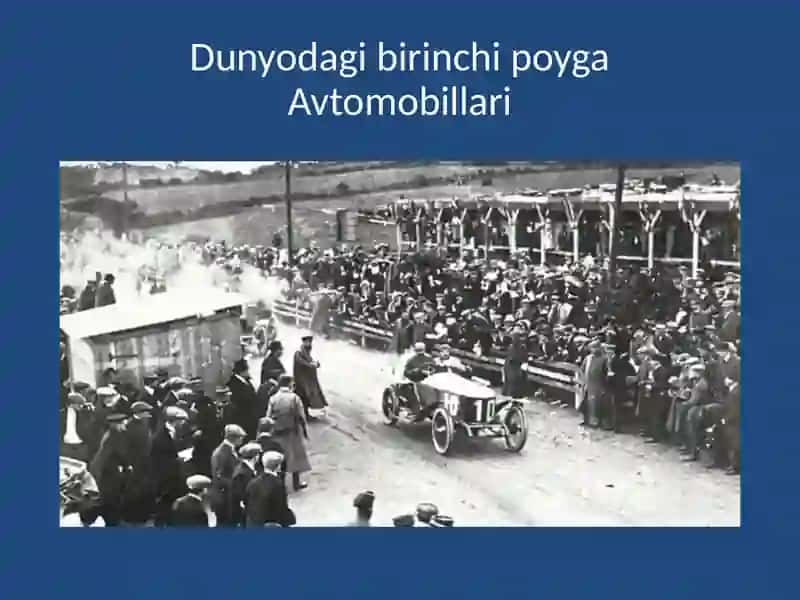 Avtomobilsozlik tarixi fanidan mashg'ulot 2