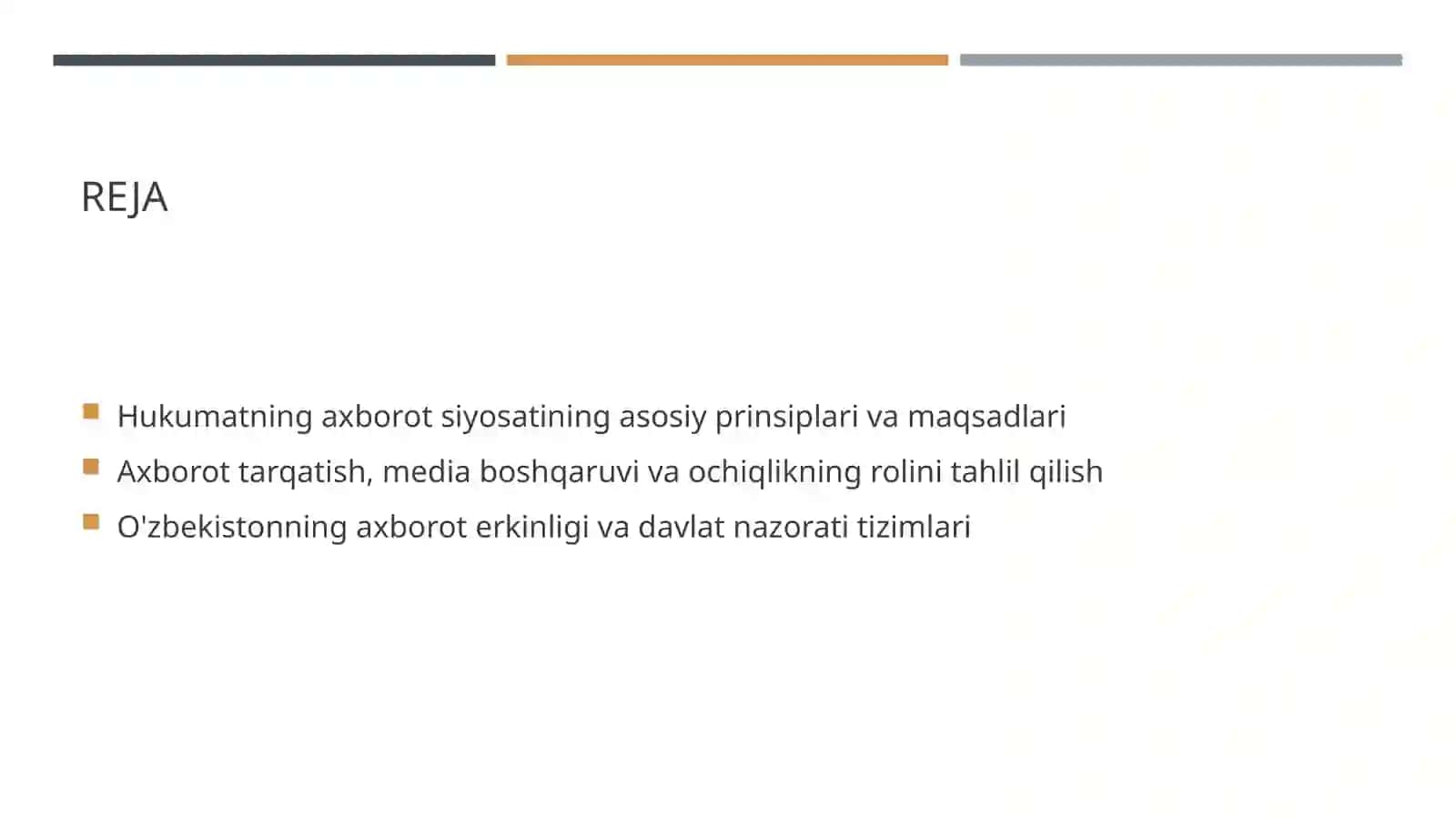 Davlatning axborot siyosati 2