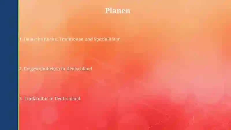 Einführung in die deutsche Küche 2