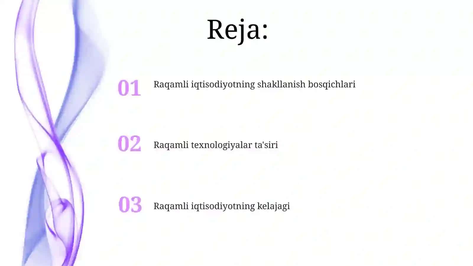 Raqamli iqtisodiyot shakllanish davrlari 2