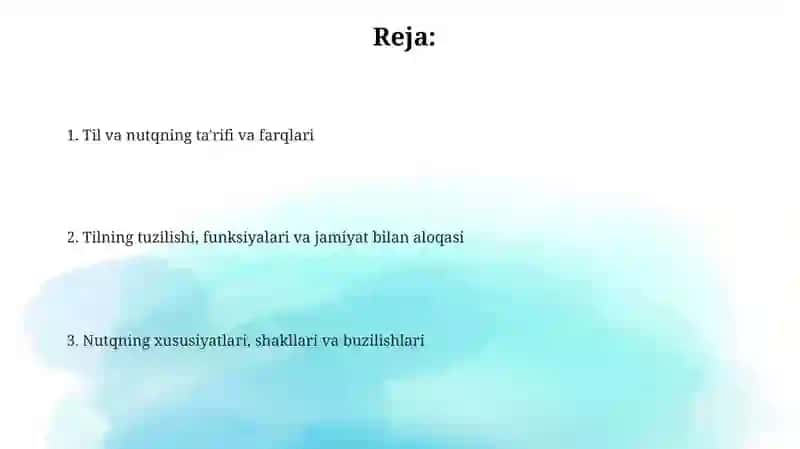 Til va nutq haqida tushuncha 2
