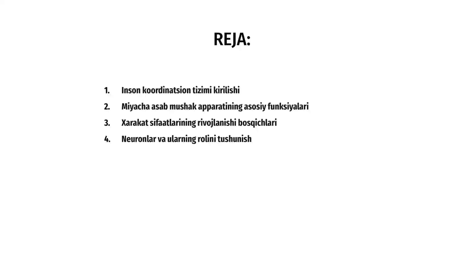 Inson koordinatsion tizimi 2