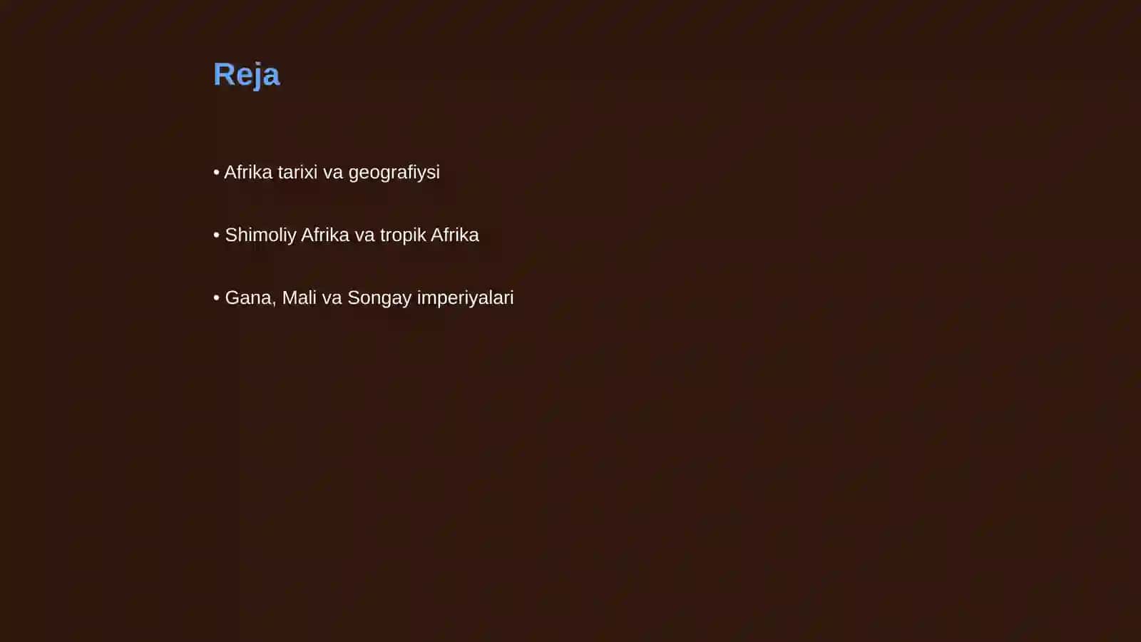 O'rta asrlarda Afrika 2