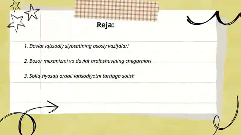 Iqtisodiyotni tartibga solishda davlatning roli 2