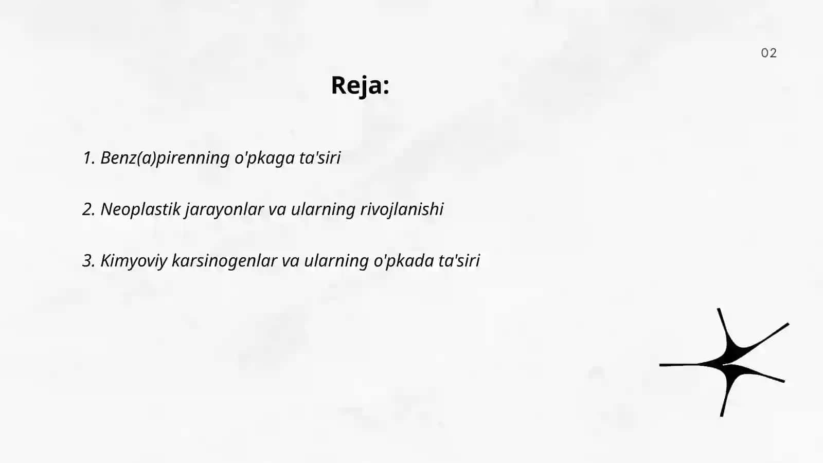Benz(a)piren va neoplastik jarayonlar 2
