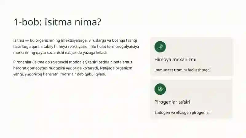 Isitma va Gipetermiyaning Farqlovchi Xossalari 2