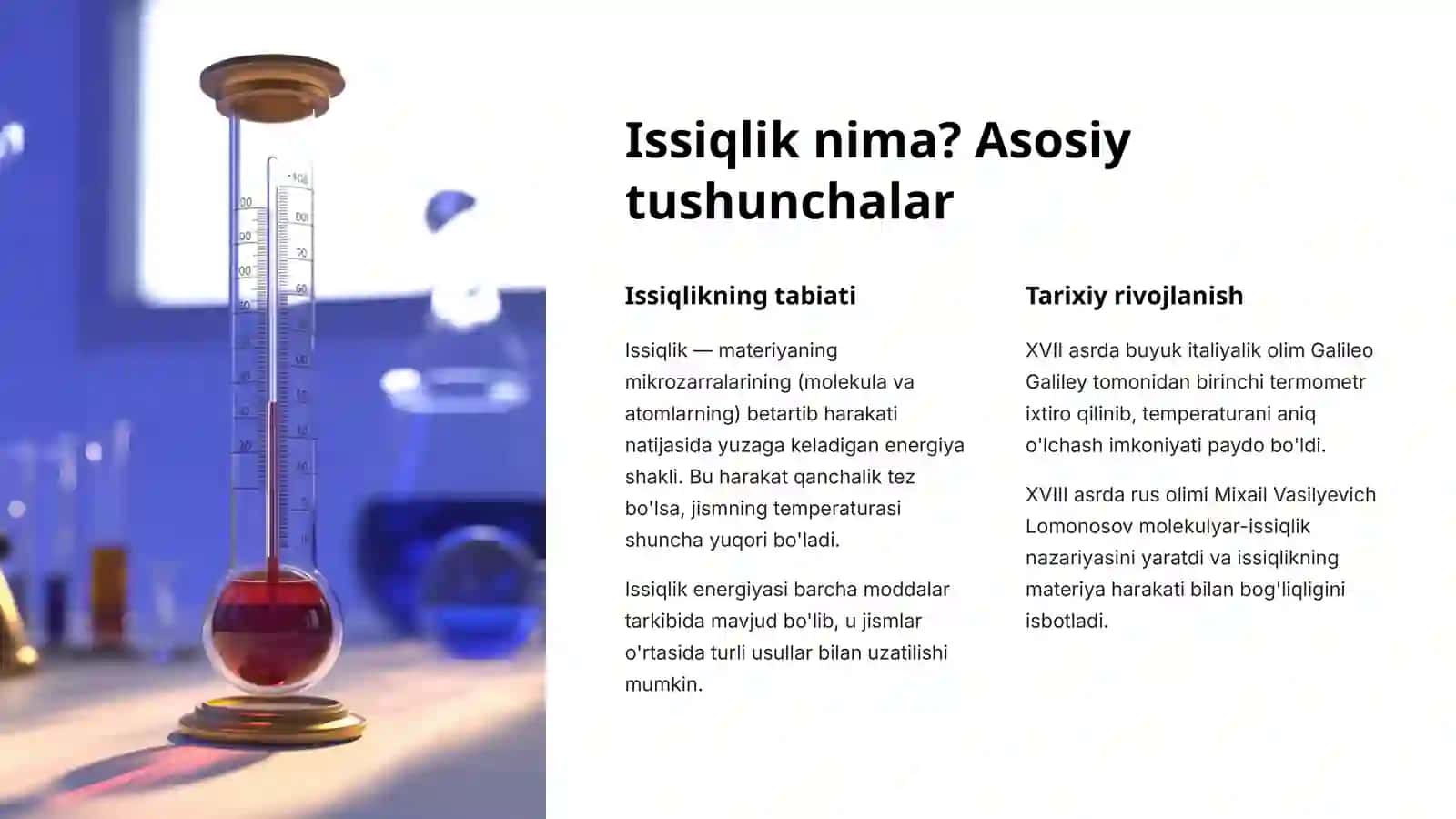 Issiqlik va Fizik Kimyoviy Jarayonlar 2