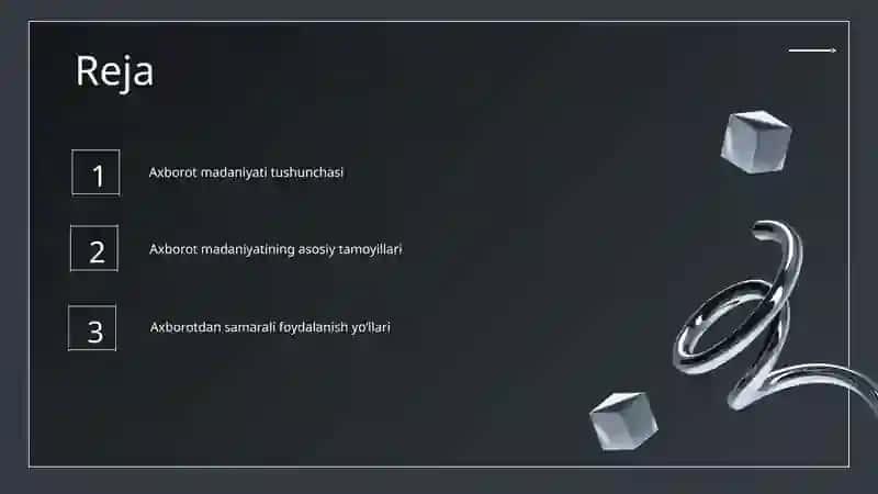 Axborot madaniyati tushunchasi va asosiy tamoyillari 2