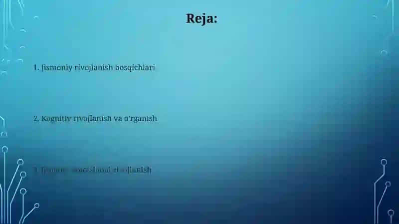 Kognitiv rivojlanish 2