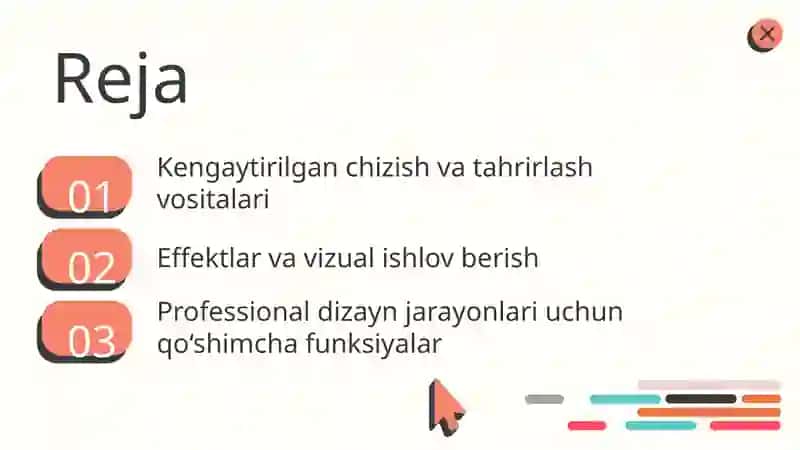 Corel Draw bilan ishlashning qoʻshimcha imkoniyatlari 2