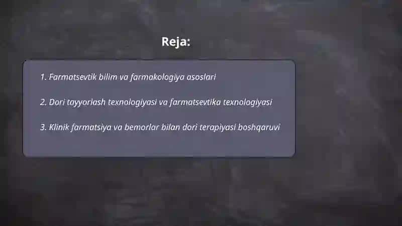 Farmatsevtning kasbiy kompetentligi 2