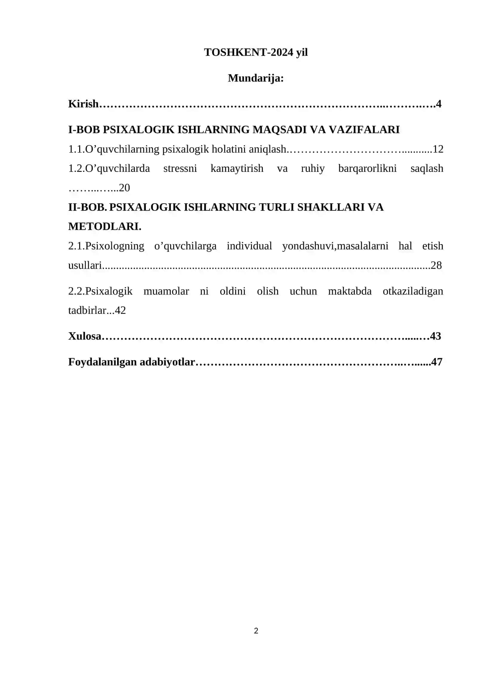 o'quvchilarda stressni kamaytirish va ruhiy barqarorlikni saqlash ustidir 2