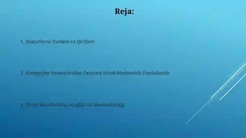 Tannarx kalkulyatsiyasida kompyuter dasturlaridan foydalanish 2
