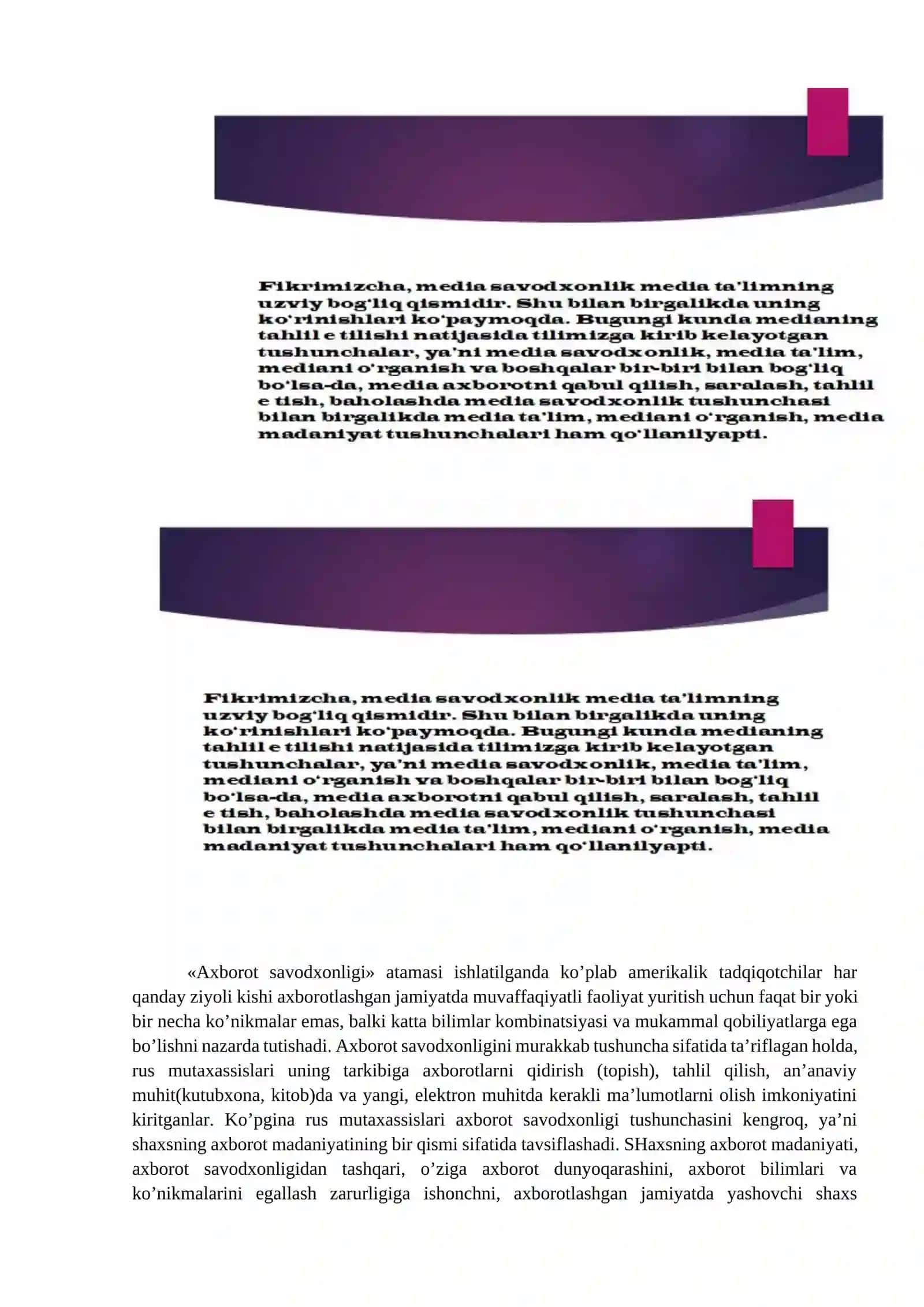 Axberot Savodxonligi 2