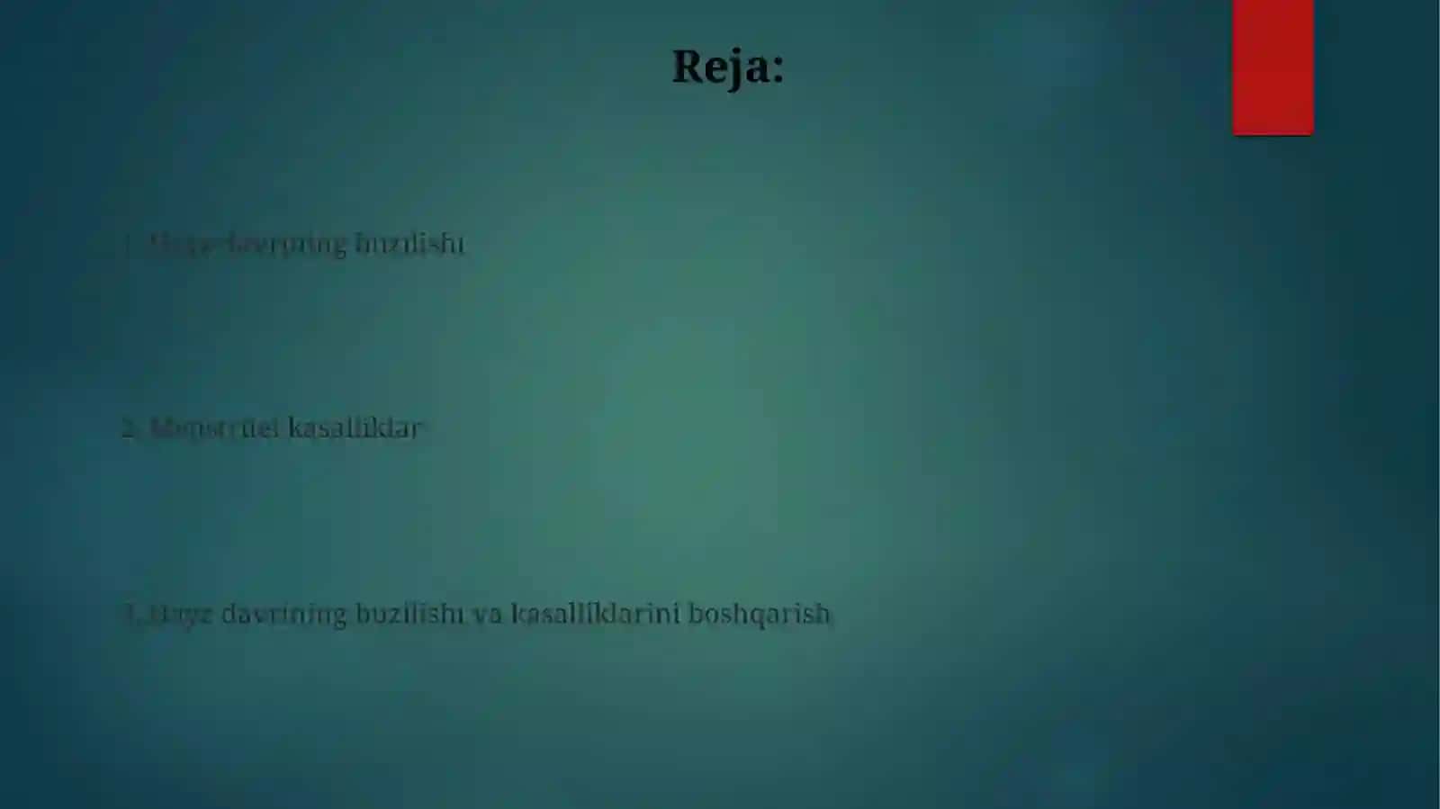 Hayzning Buzilishi Va Kasalliklari 2