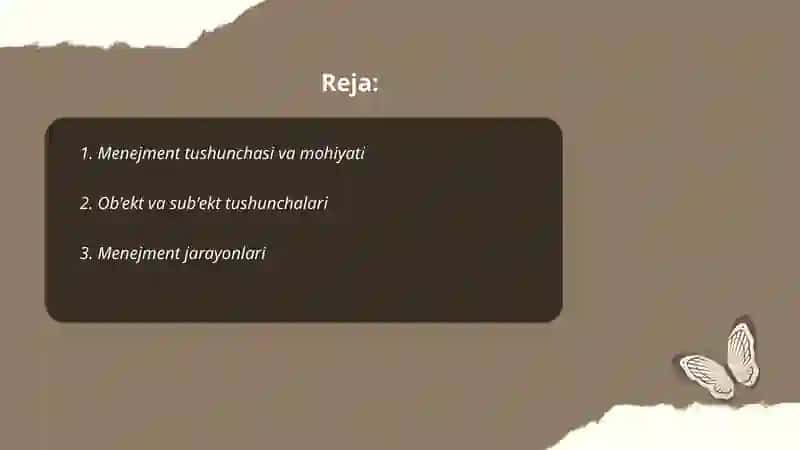 Menejment obekti va subyikti 2