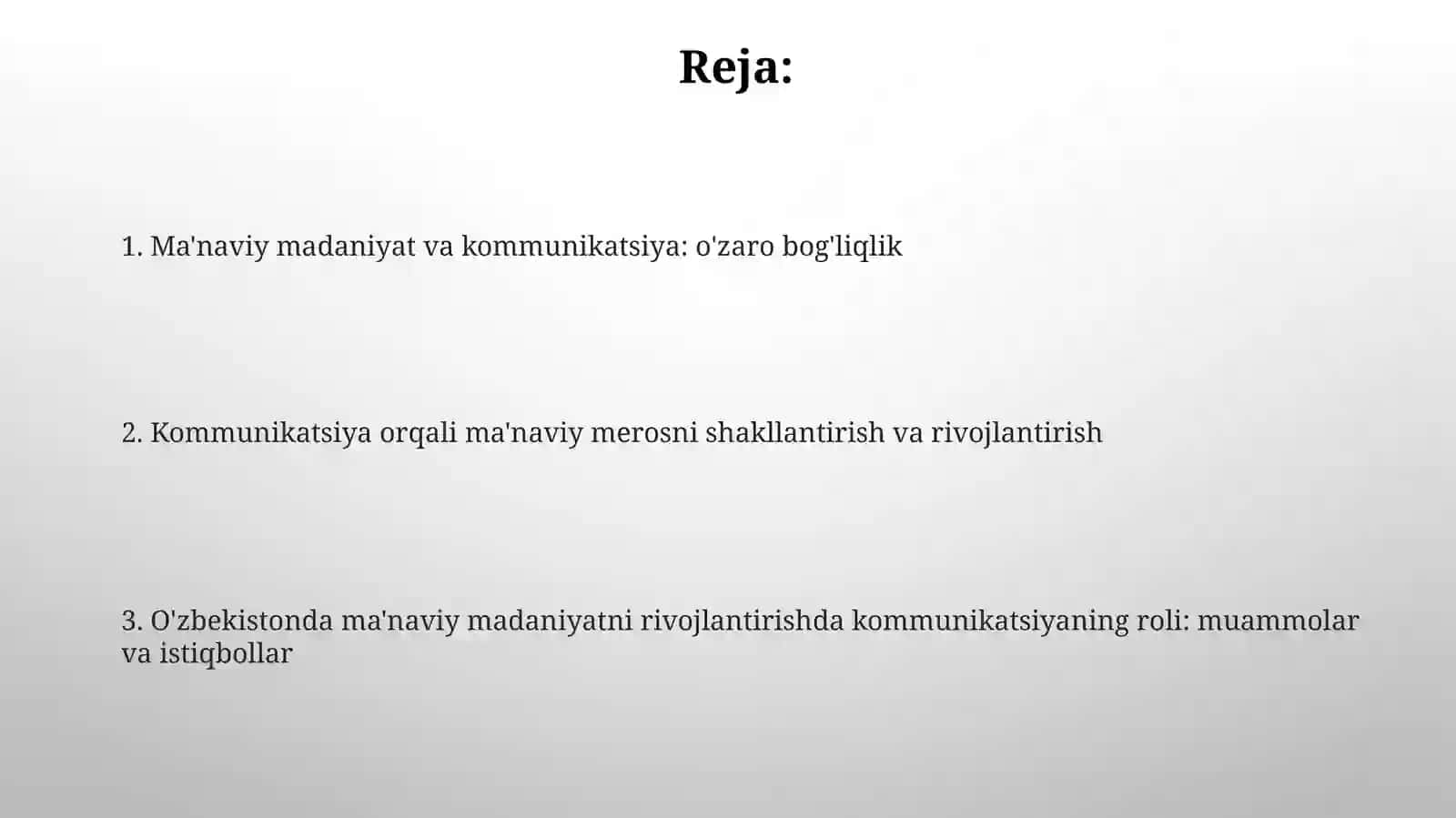 Muloqot asosida manaviy madaniyatni shakllantirish 2