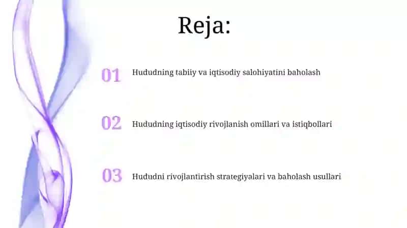 Hududning tabiiy va iqtisodiy salohiyatini baholash 2