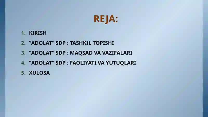 “ADOLAT” SOTSIAL-DEMOKRATIK PARTIYASI 2