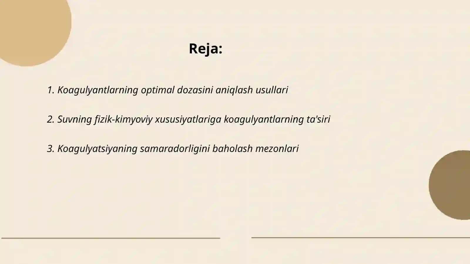 Koagulyantlarning samaradorligini baholash 2