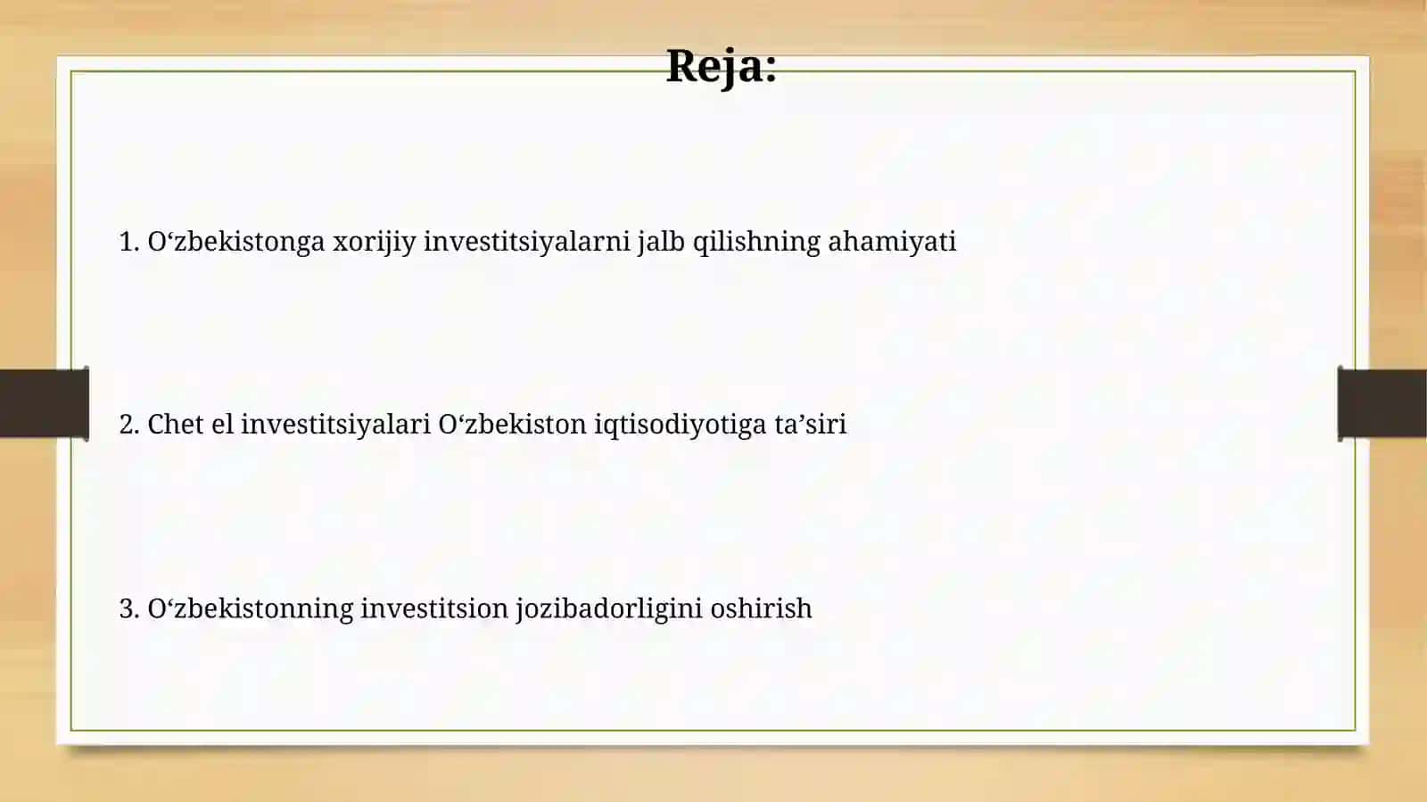 Infratuzilma rivojlanishi 2