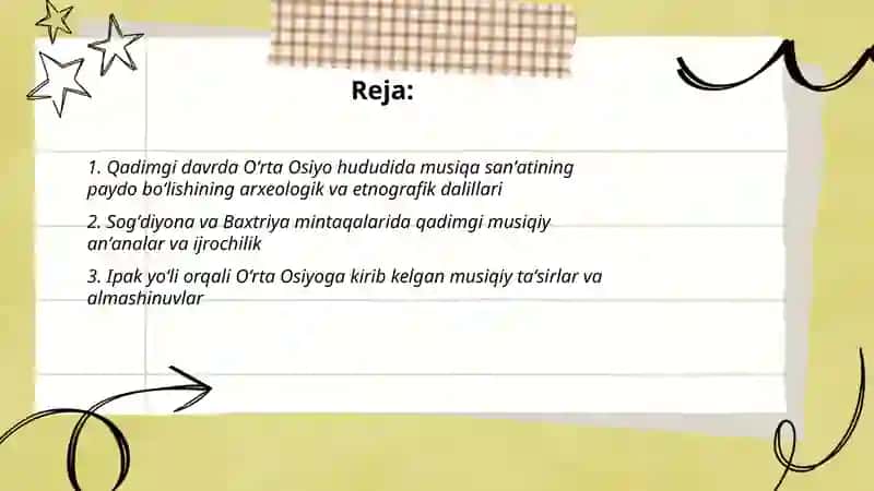 Ilk órta asrlarda musiqa madaniyatining rivoji 2