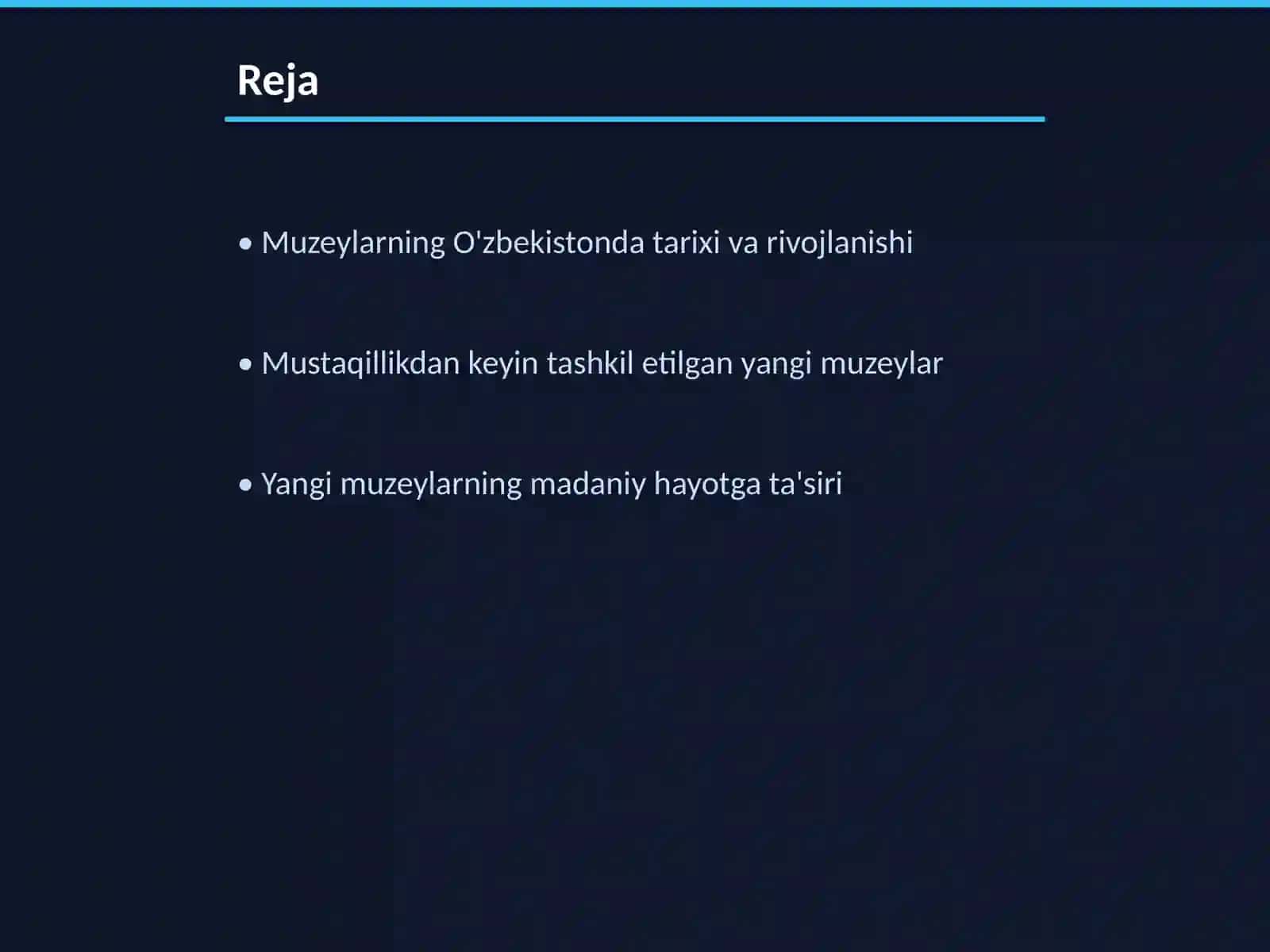 O'zbekistondagi muzeylar tarixi 2