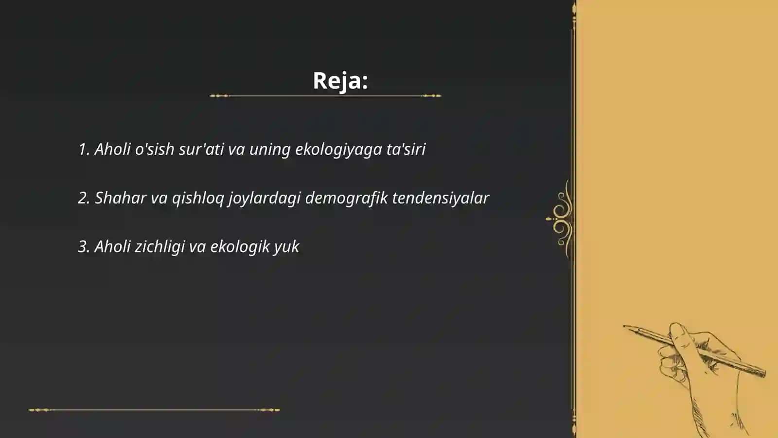 Demografiya va ekologiya 2