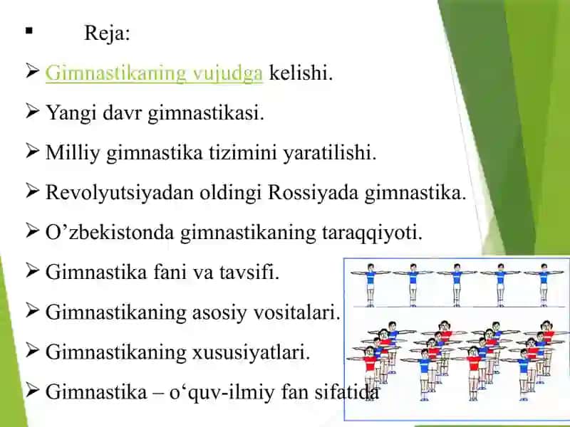 Gimnastika tarixi va rivojlanish tendensiyalari 2