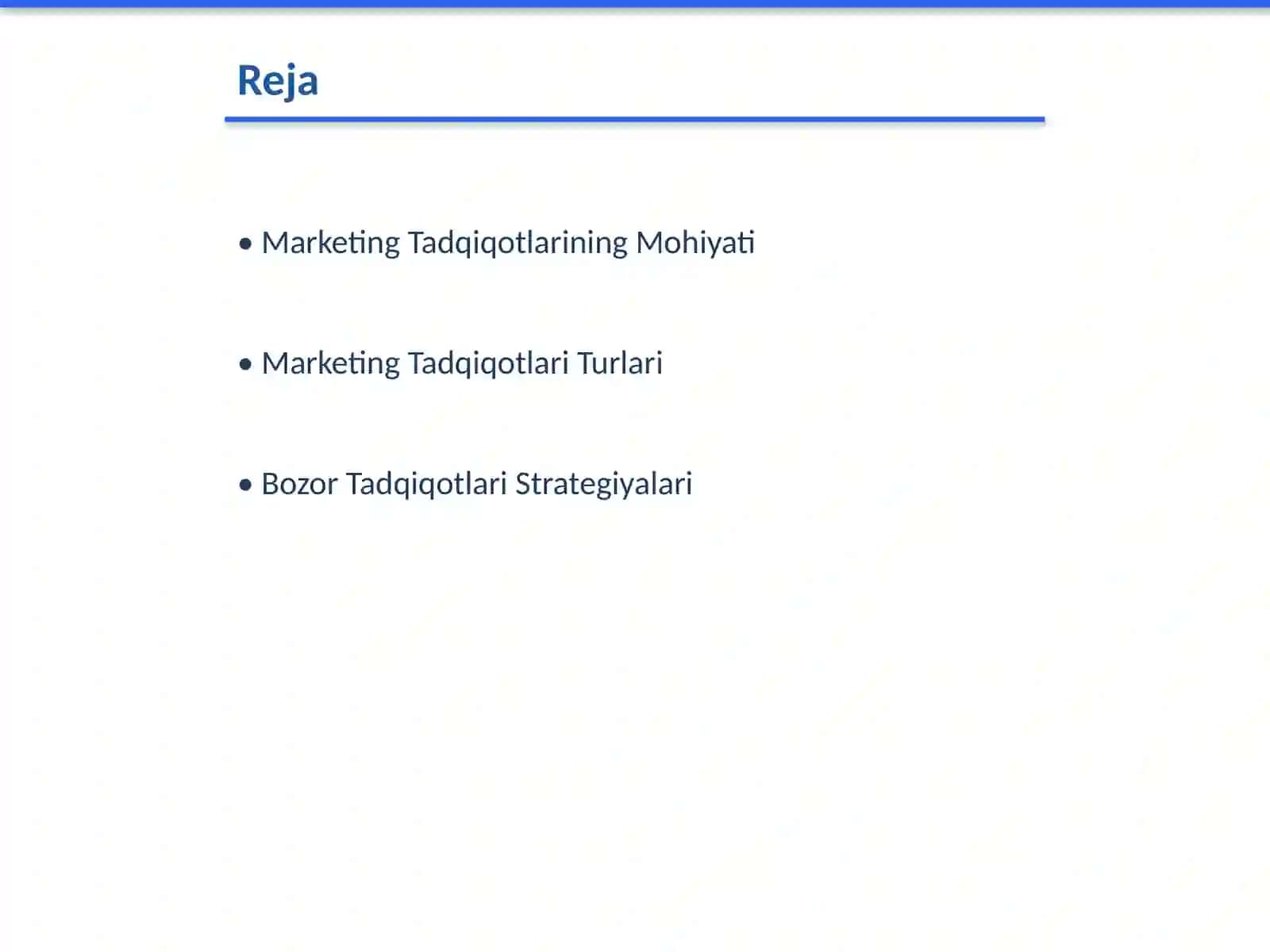 Marketing Tadqiqotlari 2
