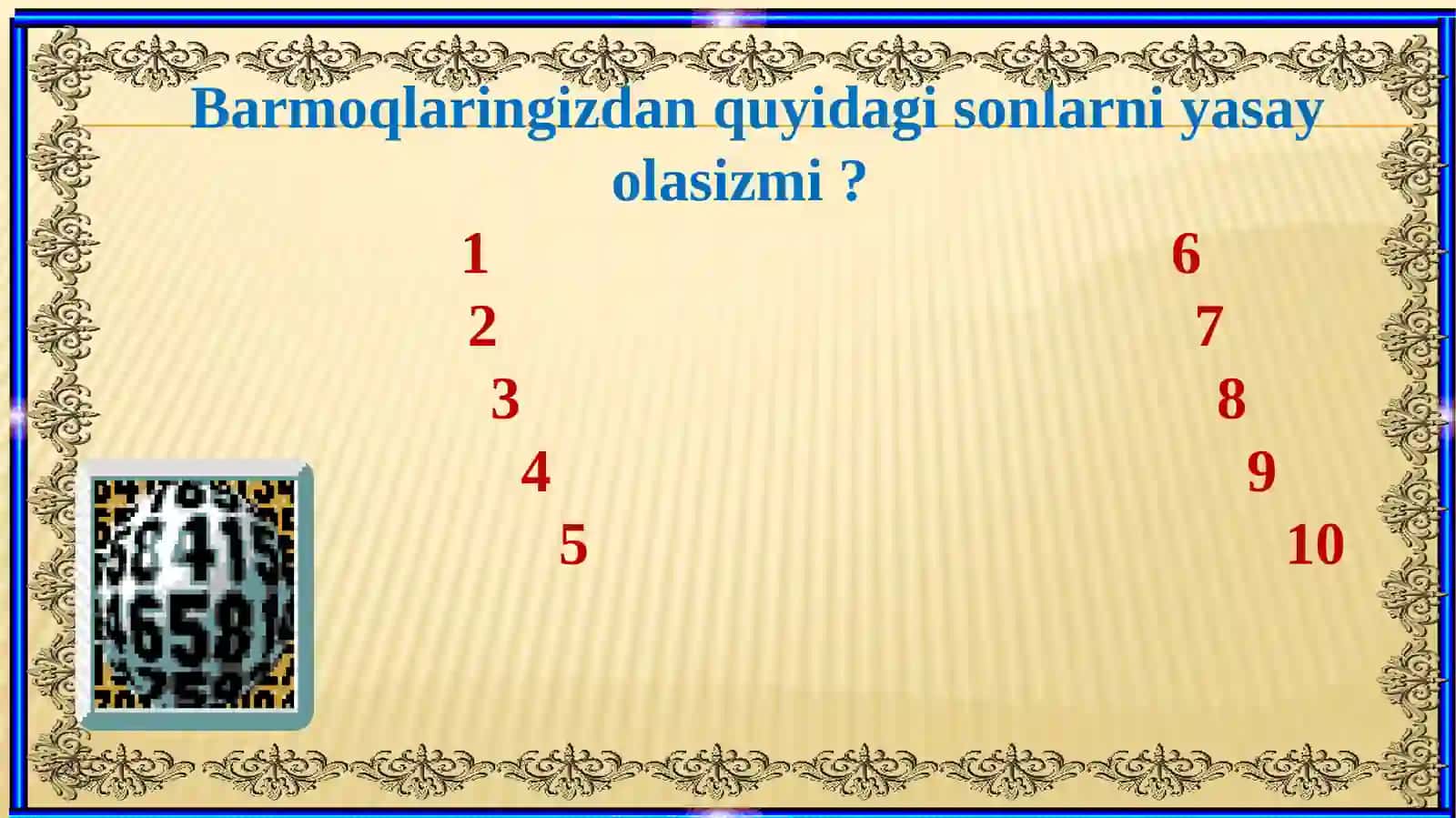 Matematika sinfi 2